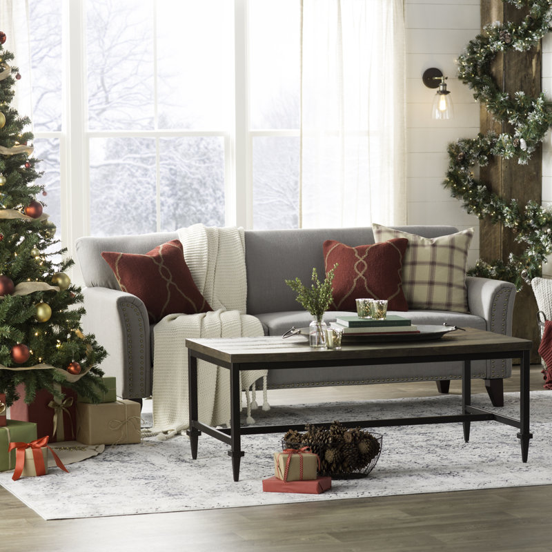 Three Posts™ Lapointe Machine Woven / Power Loomed Dark Blue/Beige/Cream Rug & Reviews Wayfair